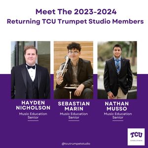 Image post by @tcutrumpetstudio on Instagram