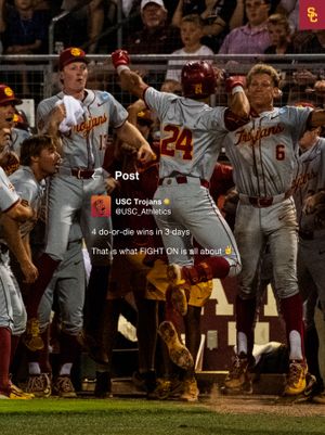 Image post by @usc_athletics on Instagram