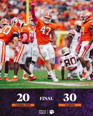 Image post by @clemsontigers on Instagram