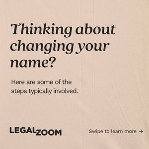 Image post by @legalzoom on Instagram