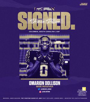 Image post by @JMUFootball on Twitter