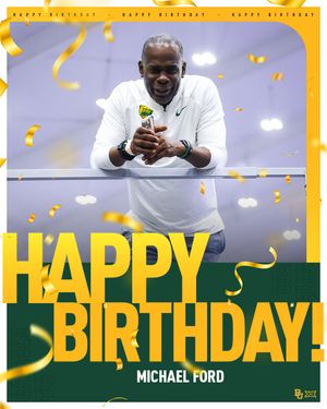 Image post by @BaylorTrack on Twitter