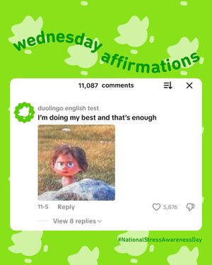 Image post by @duolingoenglishtest on Instagram