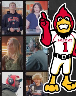 Image post by @ballstatemedia on Instagram