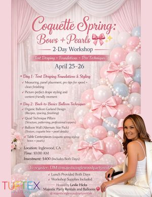 Image post by @majesticinglewoodpartyrentals on Instagram