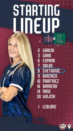 Image post by @FDUKnightsWSOC on Twitter