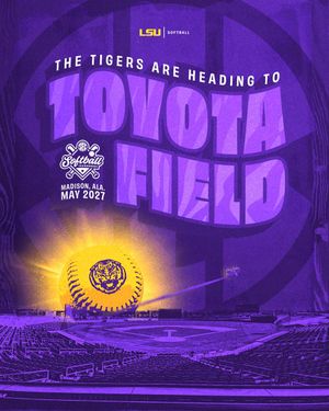 Image post by @LSUsoftball on Twitter