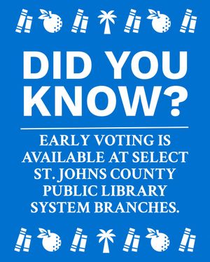 Image post by @stjohnscountylibrary on Instagram