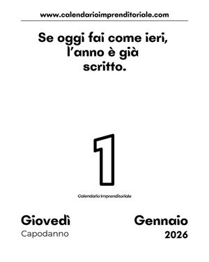 Image post by @calendarioimprenditoriale on Instagram