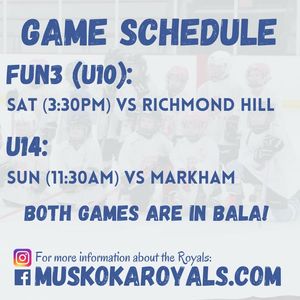 Image post by @muskokaroyals on Facebook