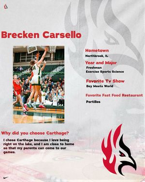 Image post by @carthage_wbb on Instagram
