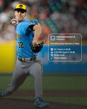 Image post by @brewers on Instagram