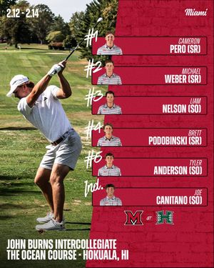 Image post by @miamioh_golf on Instagram