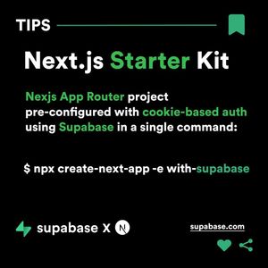 Image post by @supabasecom on Instagram