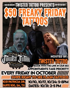 Image post by @twistedtattootx on Instagram