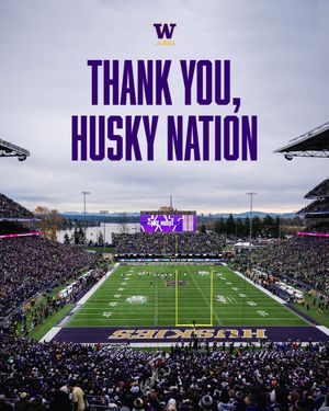 Image post by @UW_Football on Twitter