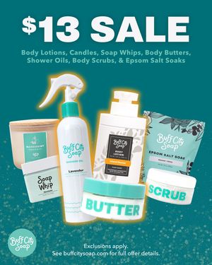 Image post by @buffcitysoap on Instagram