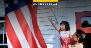 Image post by @USAA on Twitter
