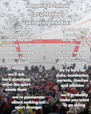 Image post by @skiracingmedia on Instagram