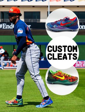 Image post by @customcleats on Instagram