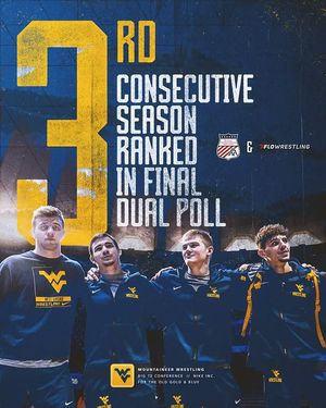 Image post by @wvuwrestling on Instagram