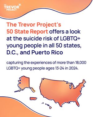 Image post by @trevorproject on Instagram