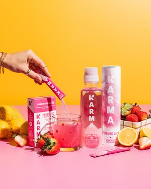 Image post by @drinkkarmawater on Instagram