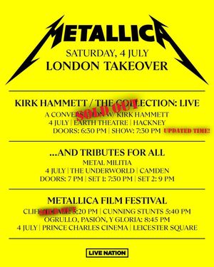 Image post by @metallica on Instagram