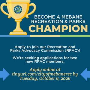 Image post by @cityofmebanerec on Instagram