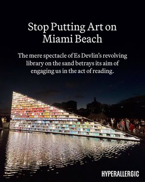 Image post by @hyperallergic on Instagram