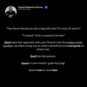 Image post by @robpizzutofitness on Instagram