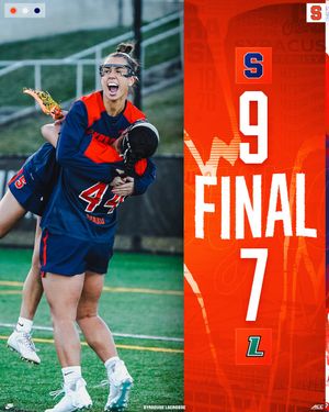 Image post by @CuseWLAX on Twitter