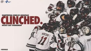 Image post by @UMassHockey on Twitter