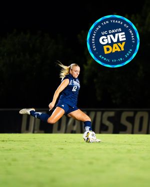 Image post by @ucdaviswsoc on Instagram