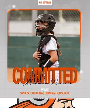 Image post by @West Valley College Softball on Facebook
