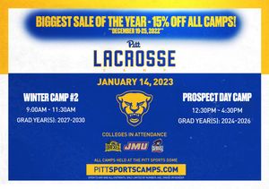 Image post by @Pitt_WLAX on Twitter