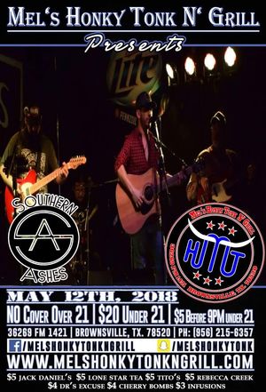 Image post by @SouthernAshesMusic on Facebook