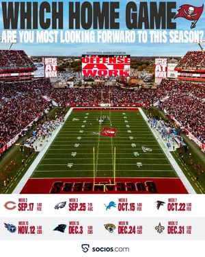 Image post by @buccaneers on Instagram