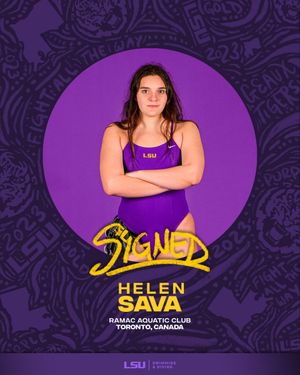 Image post by @LSUSwimDive on Twitter