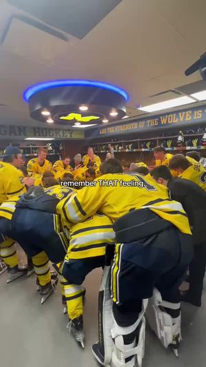 Video post by @umichhockey on TikTok