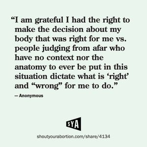 Image post by @shoutyourabortion on Instagram