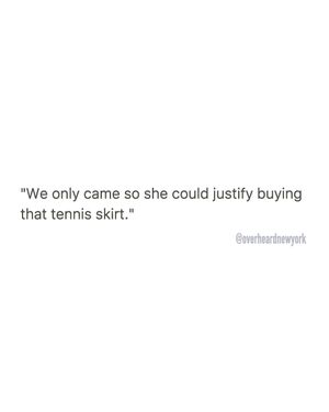 Image post by @overheardnewyork on Instagram