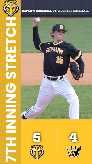 Image post by @DePauwAthletics on Twitter