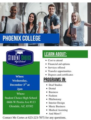 Image post by @studentchoicehs on Instagram