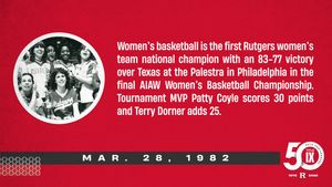Image post by @RUAthletics on Twitter