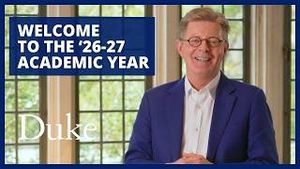 Video post by @dukeuniversity on YouTube