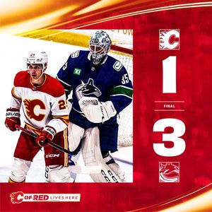 Image post by @NHLFlames on Twitter