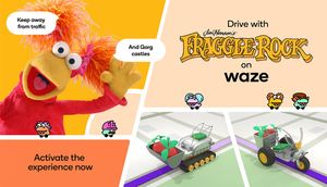 Image post by @waze on Twitter