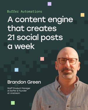 Image post by @buffer on Instagram