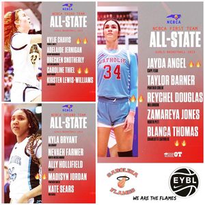 Image post by @carolina_flames_basketball on Instagram
